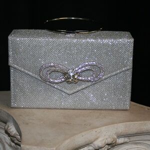 Silver Evening Bag